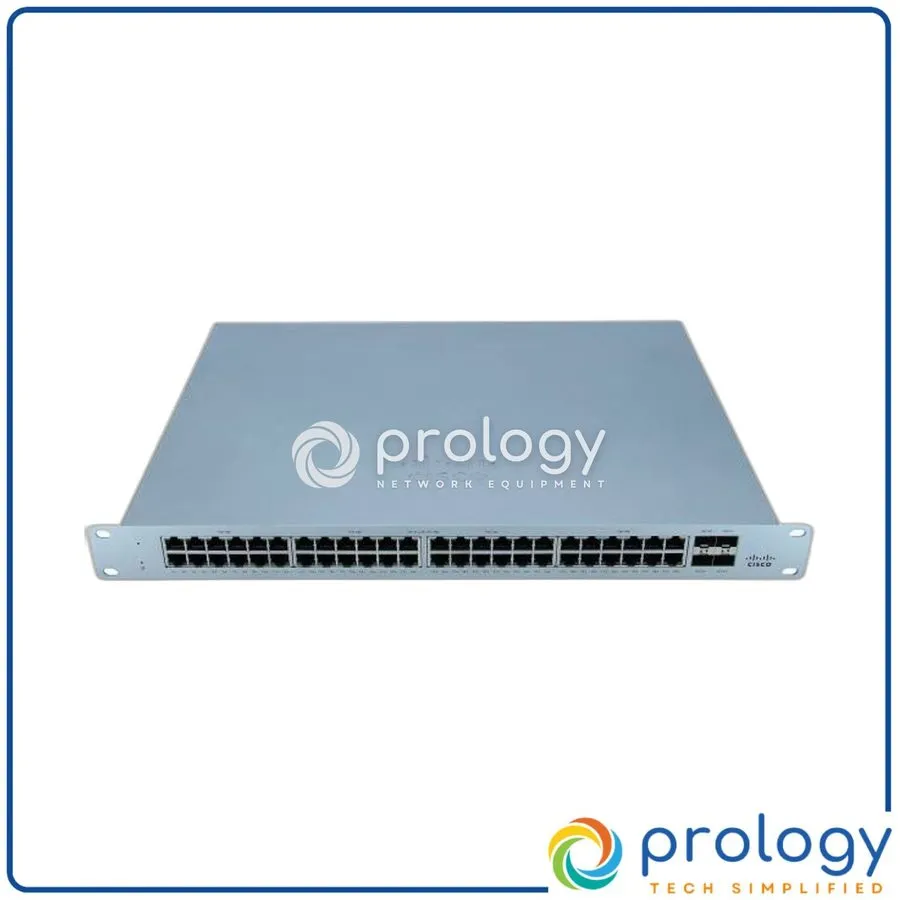 Коммутатор Cisco Meraki MS120-48FP 48 Port PoE+ Gigabit Switch 740W Unclaimed