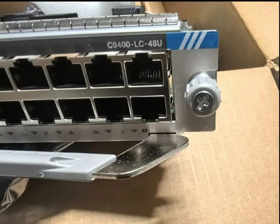Коммутатор Cisco C9400-LC-48U Catalyst 9400 Series 48 Port UPoE Gigabit RJ45 Ful