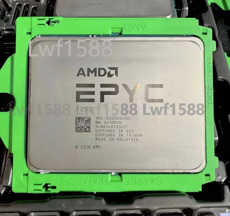 Сервер AMD EPYC 7252 CPU PROCESSOR 8 CORE 3.10GHz 64MB CACHE 120W Server sp3 DDR