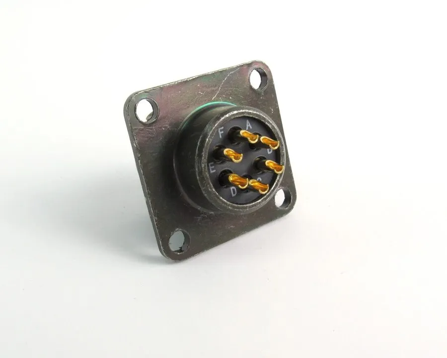 Разъём Amphenol PT02E10-6SW Mil Electrical Circular Connector Socket Sz 10 6POS  — фото лота 1