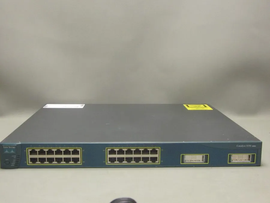 Коммутатор Cisco catalyst WS-C3550-24-SMI 24 ports network switch 90 Day's Real