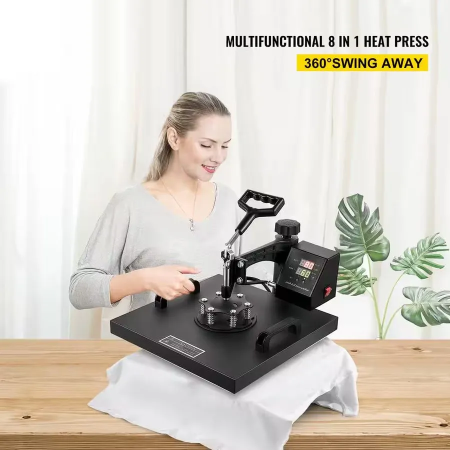 Полиграфическое оборудование 8-In-1 Heat Press 15 In. X 15 In. Digital Transfer 
