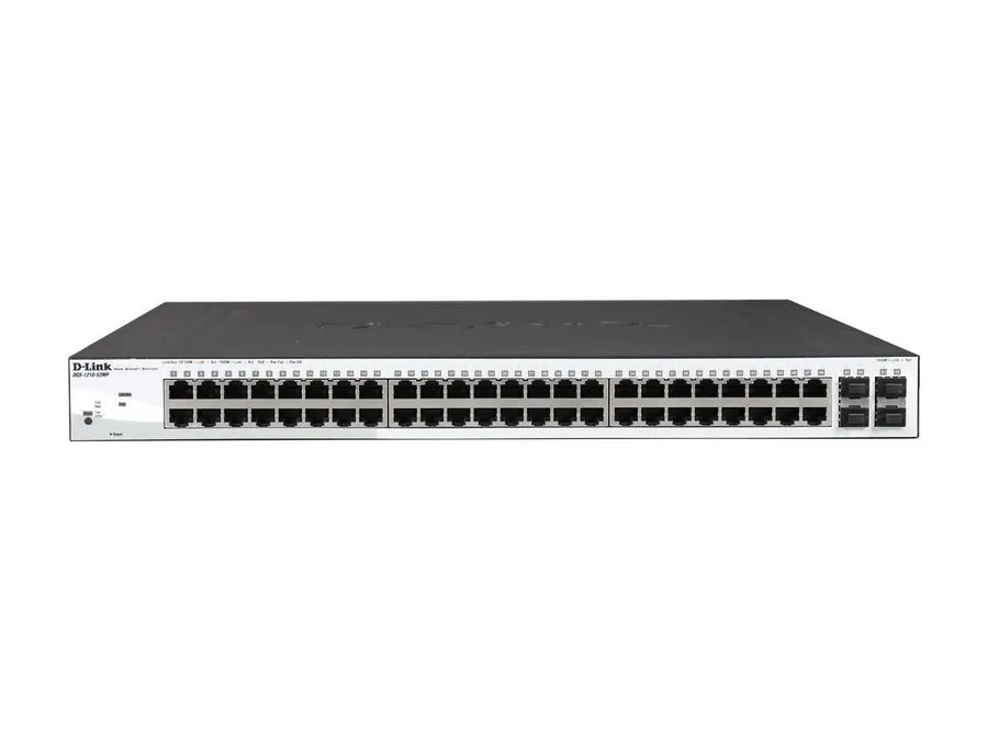 Коммутатор D-LINK DGS-1210-52MP 52-PORT SMART MANAGED GIGABIT POE+ SWITCH