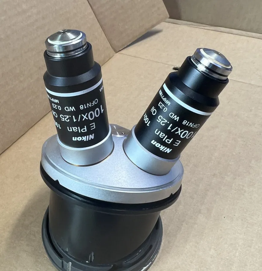 Объектив микроскопа 1X Nikon E Plan 100x/1.25 Oil /0.17 WD 0.23 MICROSCOPE LENS 