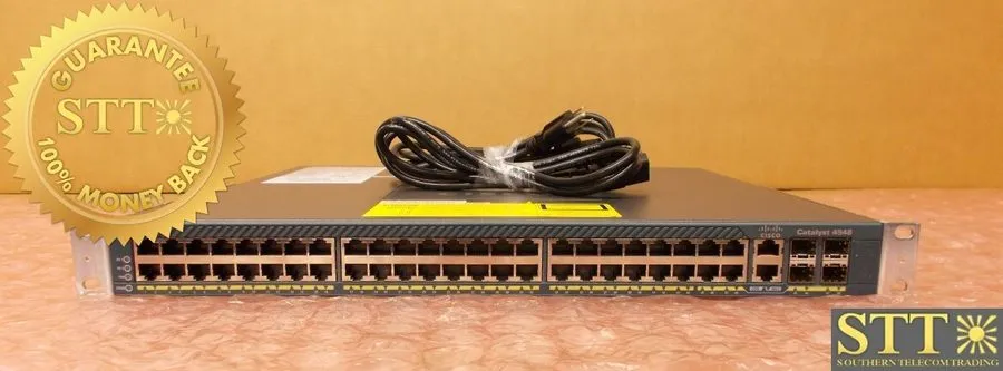 Коммутатор WS-C4948 CISCO CATALYST 4948 48 PORT 10/100/1000BASE-T ETHERNET