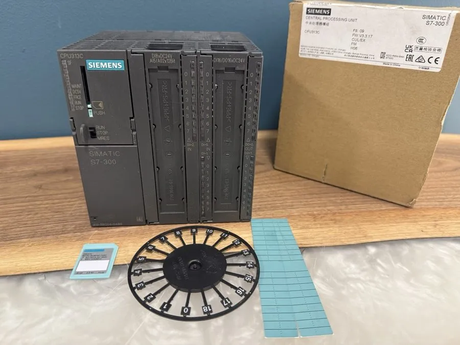 ПЛК Siemens Simatic CPU 313C 6ES7313-5BG04-0AB0 -unsld — фото лота 1