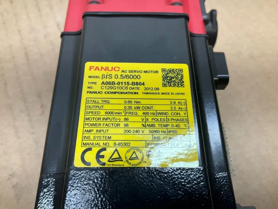Серводвигатель Fanuc A06B-0115-B804 AC Servo Motor