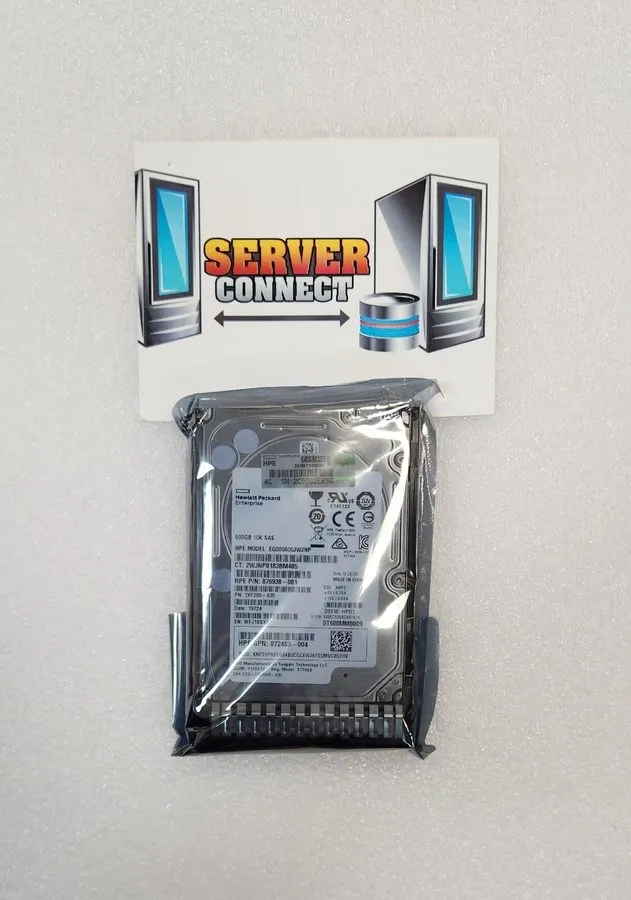 Жёсткий диск EG000600JWJNP HPE 600GB SAS 12G 10K SFF BC MV HDD