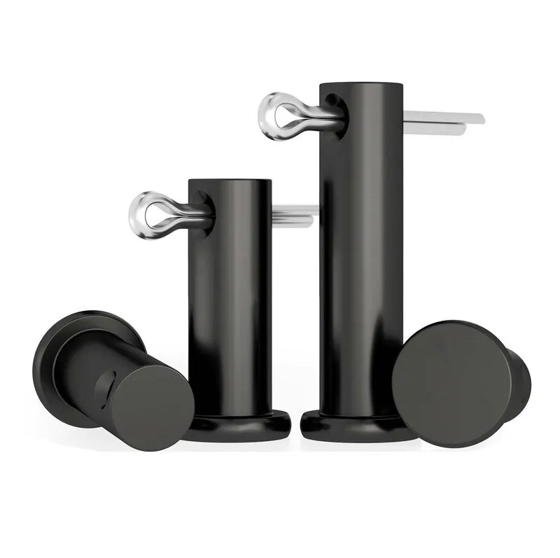 Складское оборудование Black Clevis Pin Hinge Pin Retaining Pin Carbon Steel Met — фото лота 1