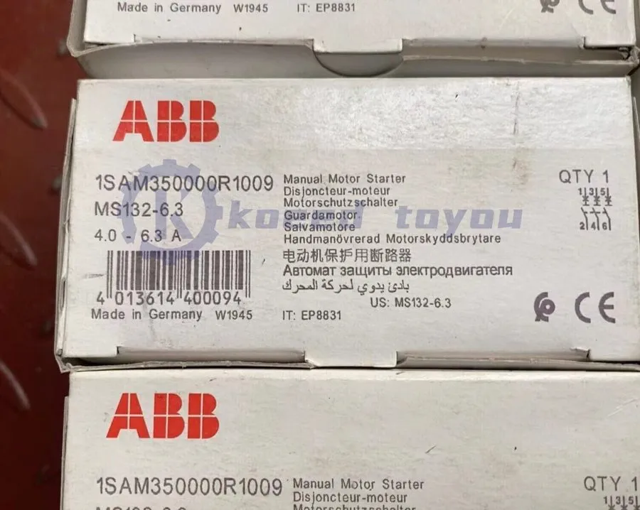 Автоматический выключатель ABB MS132-6.3 (4.0-6.3A) Motor Protection Circuit Bre