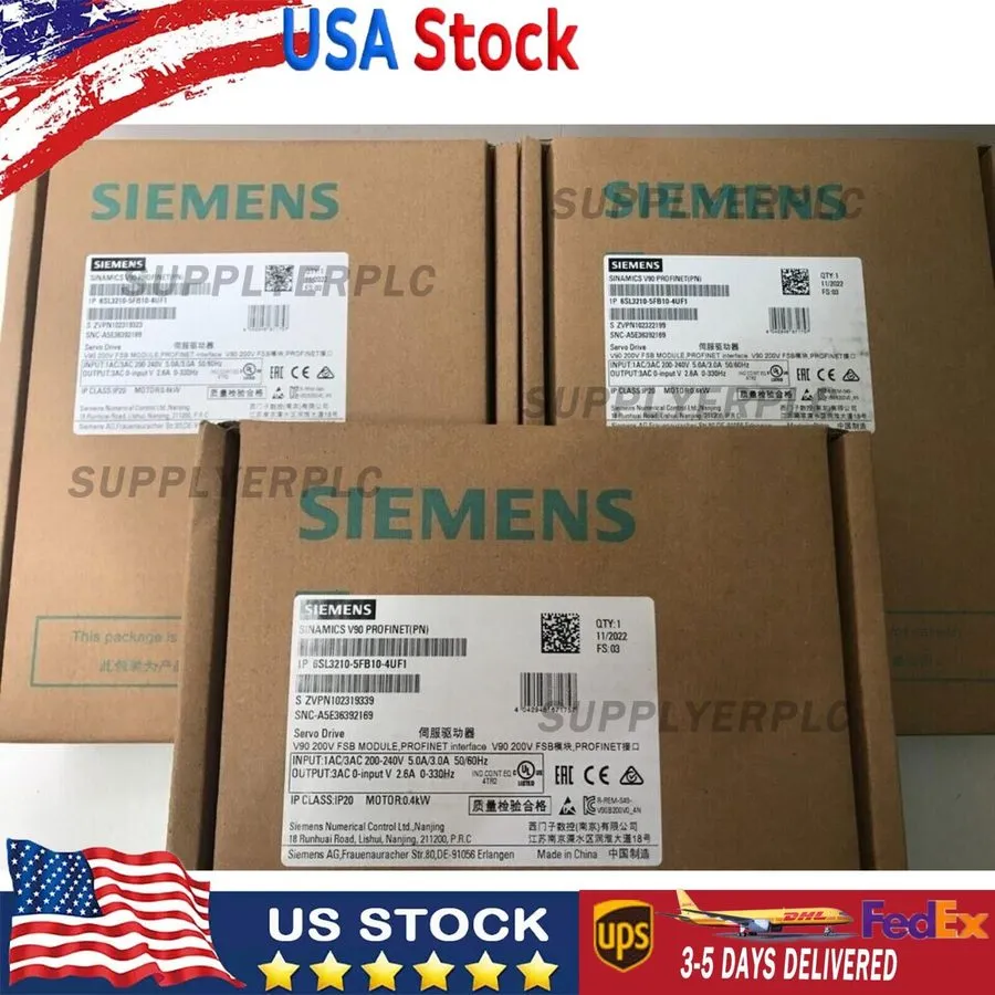 Частотный преобразователь Siemens SINAMICS V90 6SL3210-5FB10-4UF1