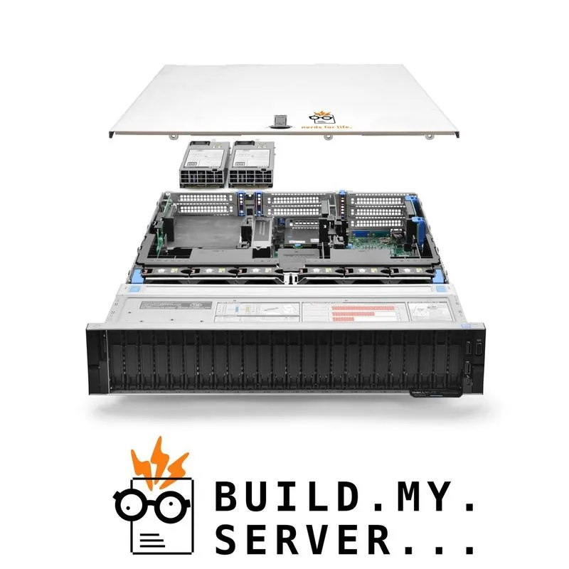 Сервер Dell PowerEdge R740xd 24-Bay 12-NVMe/12-SAS Server 2.20Ghz 10-Core 96GB R