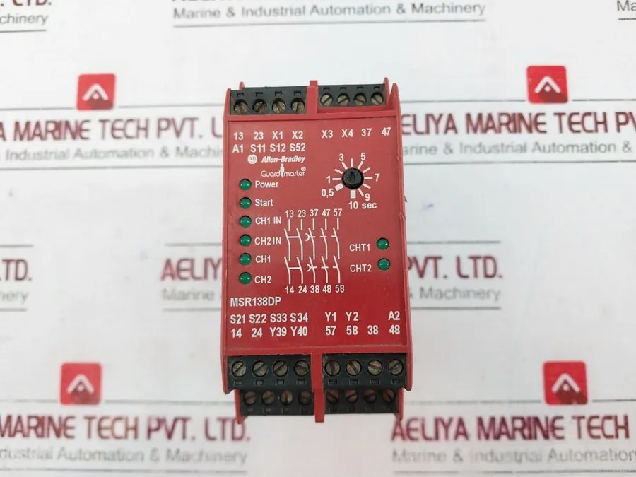 Реле безопасности Allen Bradley Safety Relay 440R M23143 Series B, MSR138DP