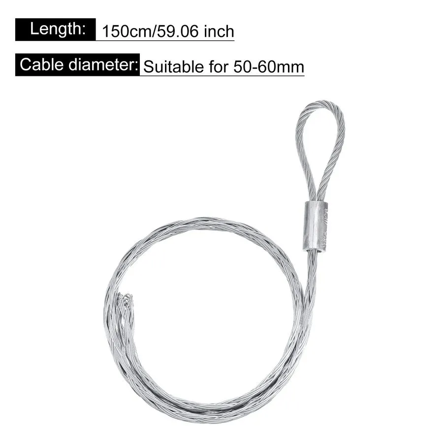 Инструмент ВОЛС Cable Pulling Grip 1.5m/4.9FT Galvanizing Steel — фото лота 1