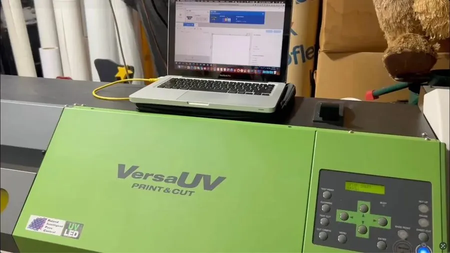 Принтер Roland VersaUV LEC-330 30" UV-LED Inkjet Printer/Cutters — фото лота 1