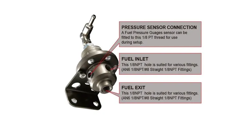 Трубопроводная арматура Tomei Fuel Pressure Regulator TYPE-S Universal 185001 TB — фото лота 2