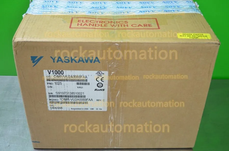 Частотный преобразователь Yaskawa CIMR-VU2A0069FAA AC Drive V1000 240 VAC 25 HP