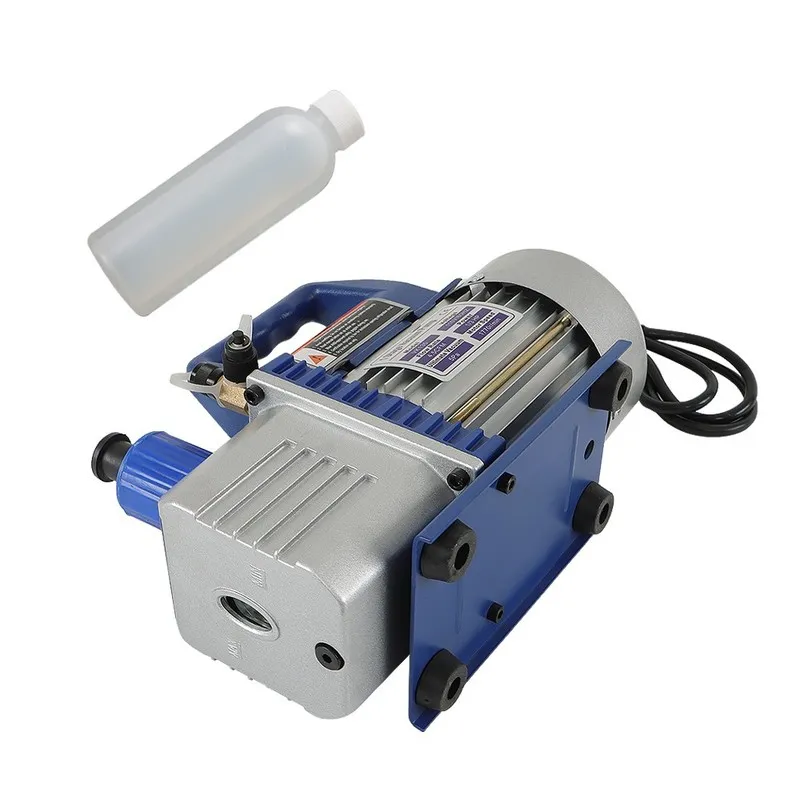 Насос 4.5CFM 1/3HP Single Stage Rotary Vane HVAC Air Vacuum Pump With Oil Bottle