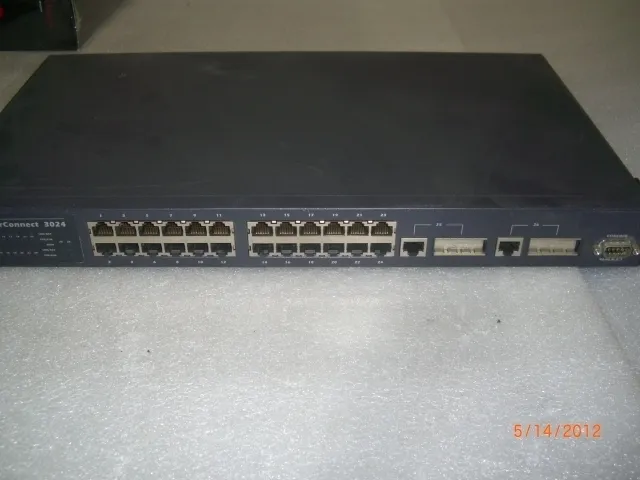 Коммутатор Dell PowerConnect 3024 Ethernet switch managed 24 ports