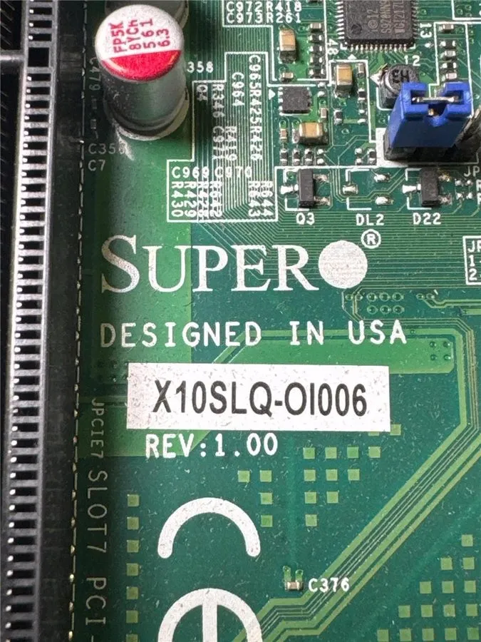Материнская плата SuperMicro X10SLQ-OI006 Single Channel Server Motherboard — фото лота 2