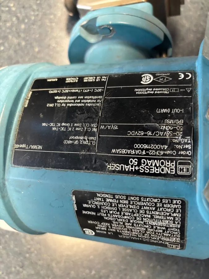 Датчик endress hauser promag h 50h22