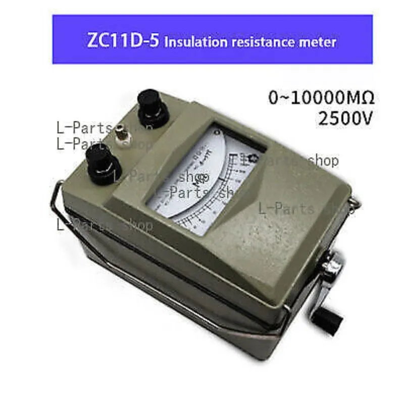 Тестер Hand Operated Megohmmeter ZC25B/ZC11D Insulation Resistance Tester