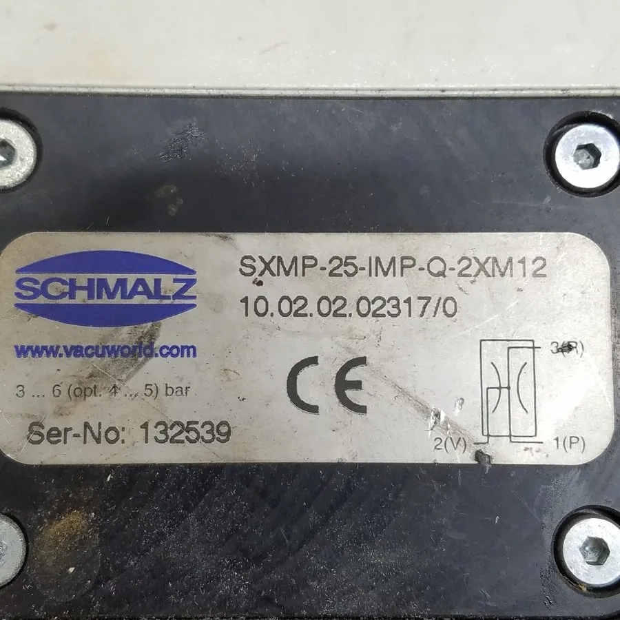 Пневмооборудование Schmalz SXP-25-IMP-Q-2XM12-5/4 GRUNDPLATTE-GP2-SX