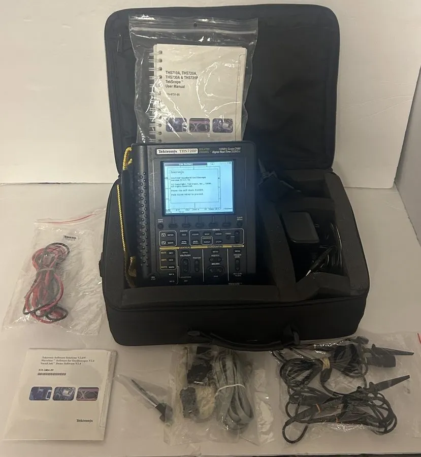 Тестер Tektronix THS720P Oscilloscope D.handheld device,100MHz,R-TSR 500 MS/s-Ex