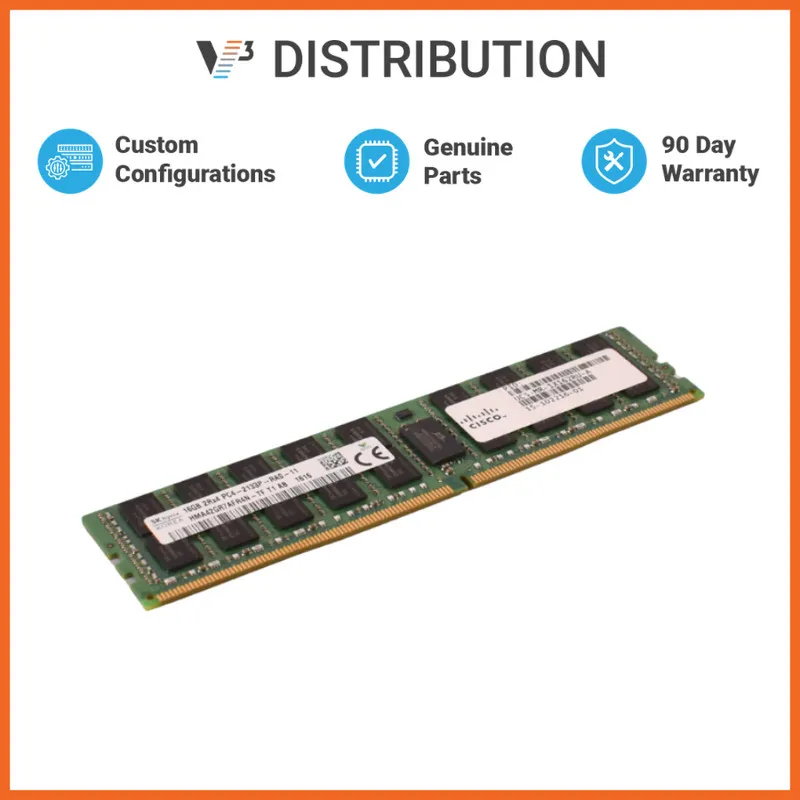 Модуль памяти Cisco 16GB DDR4 PC4-2133P ECC Registered RDIMM 288-Pin UCS-MR-1X16