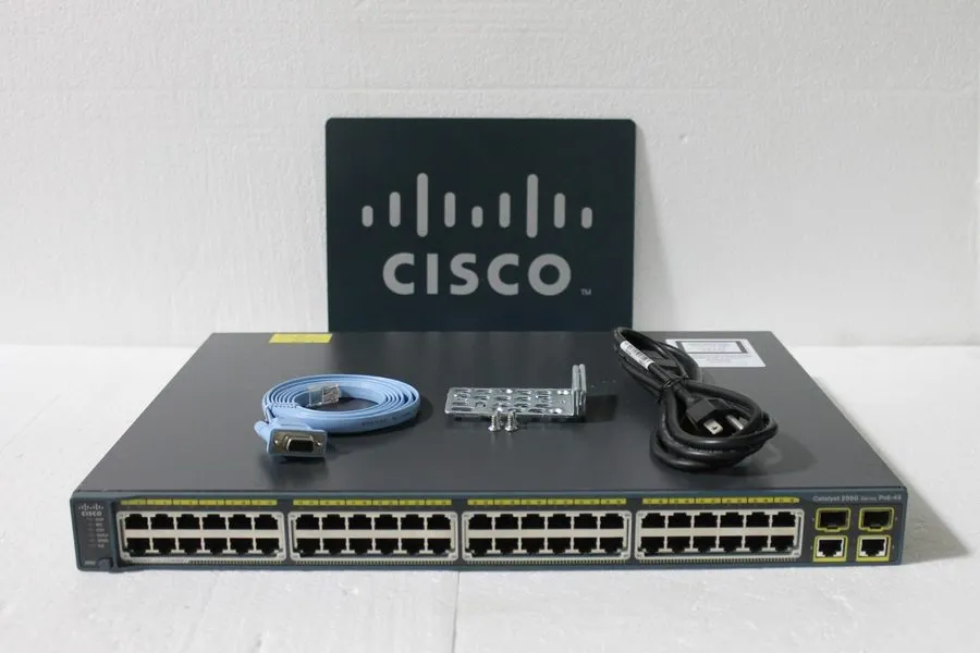 Коммутатор Cisco Catalyst 2960 WS-C2960-48PST-L 48-Ports Rack-Mountable Switch