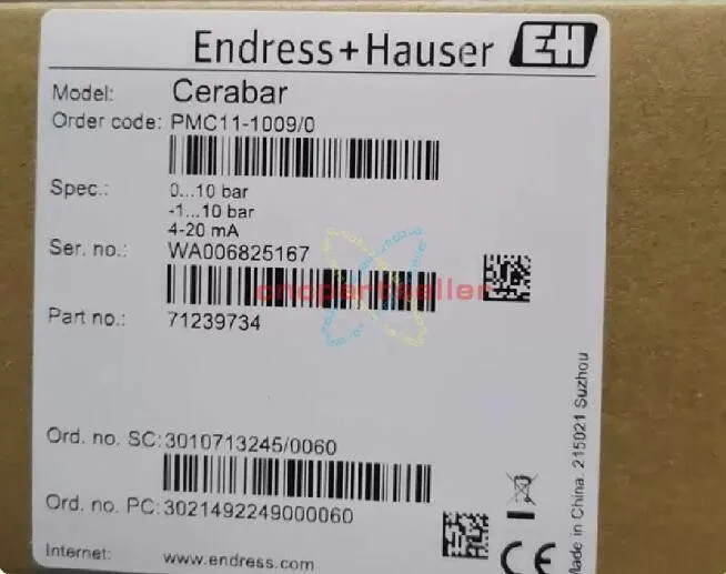 Датчик давления Endress+Hauser PMC11-AA1U1PBWBJA (PMC11-1009/0) Pressure Transmi