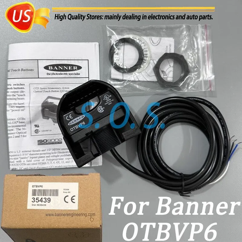 Фотоэлектрический датчик BANNER OTBVP6 Photoelectric Sensor 28589