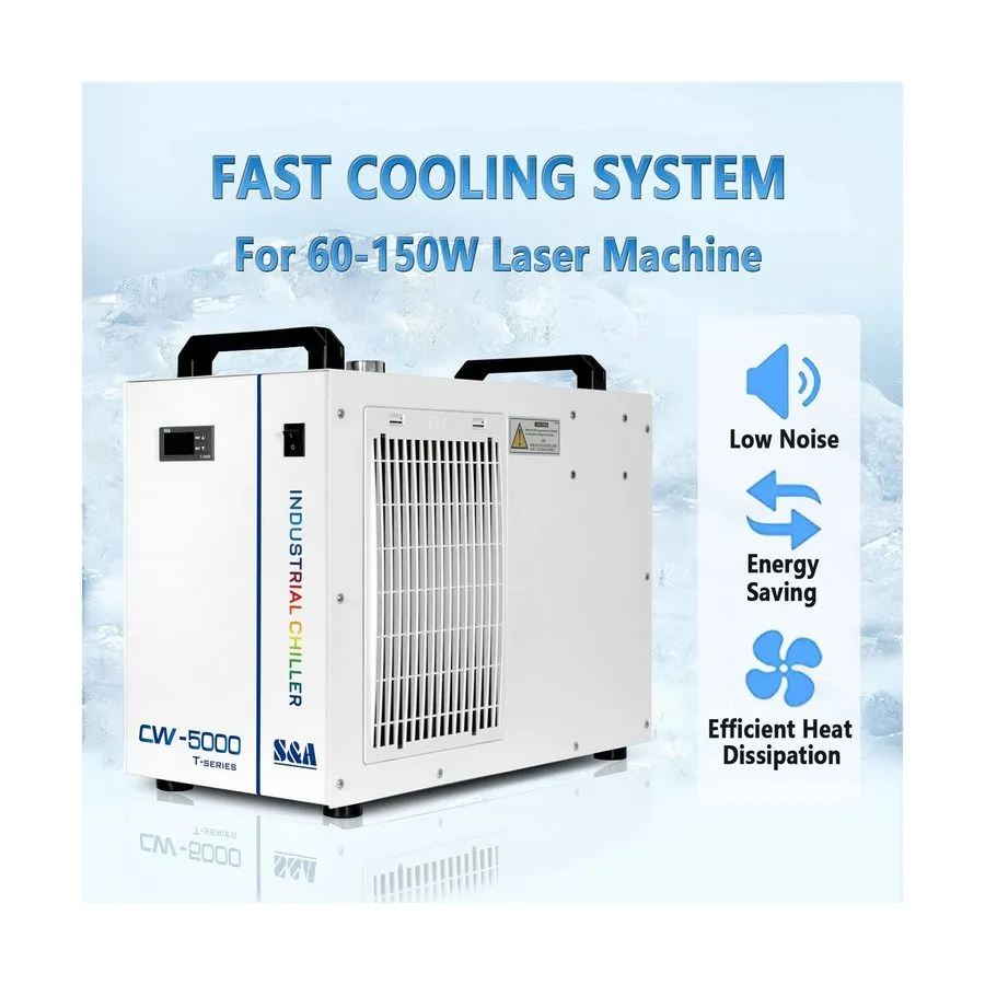 Лазерный гравёр S&A CW-5000 DG Industrial Water Chiller 7L 1.14HP 2.64gpm Water 