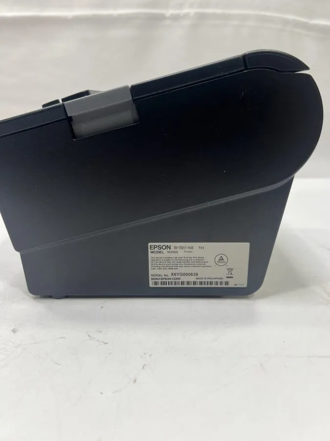 Принтер чеков EPSON TM-T88VI-iHUB M349A Thermal POS Receipt Printer No AC