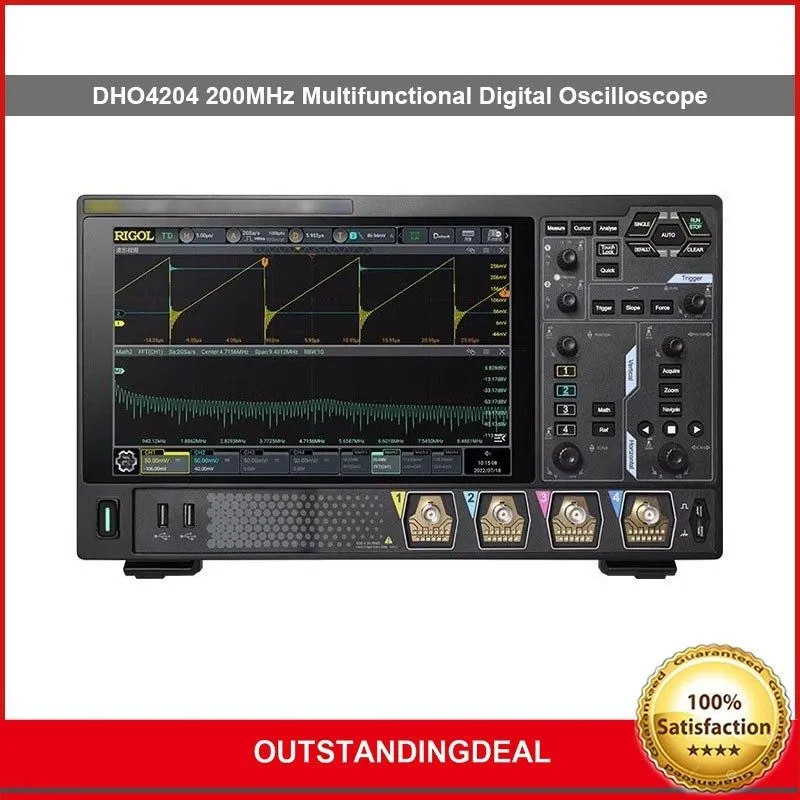 Осциллограф RIGOL DHO4204 200MHz 12Bit High Resolution Multifunctional Digital O