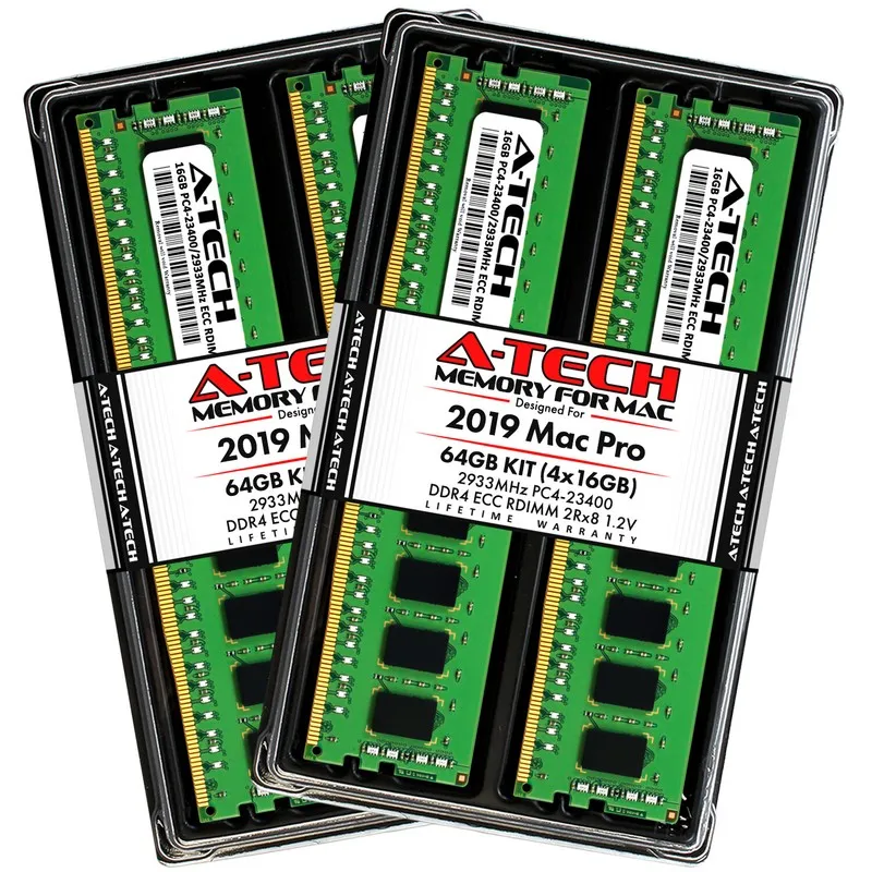 Модуль памяти Micron 16GB 1Rx4 PC4-2933 RDIMM DDR4-23400 ECC REG Registered Serv