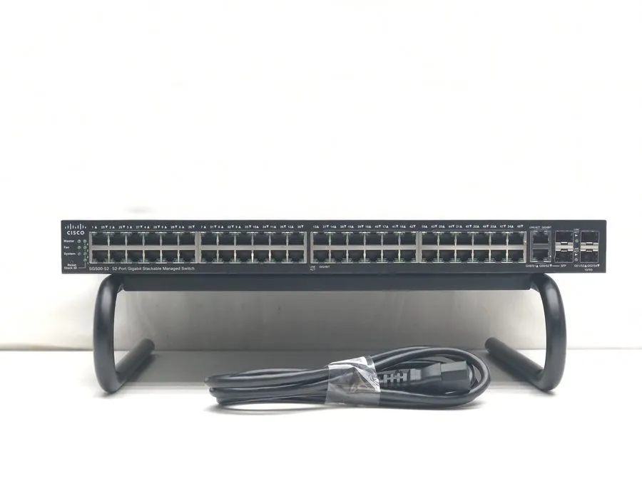 Коммутатор Cisco SG500-52-K9 V02 52-Port Gigabit POE Stackable Managed Switch