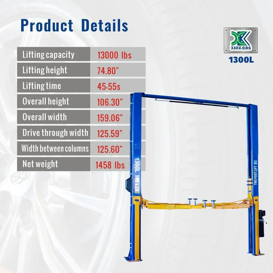 Автоподъёмник XK-1300L Overhead Auto Lift 3+3 Enhanced Lifting Arm 220V Car Lift — фото лота 1