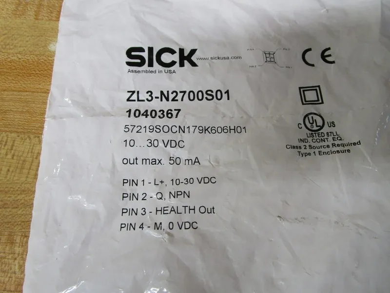 Фотоэлектрический датчик SICK ZL3-N2700S01 10-30VDC Photoelectric Sensor