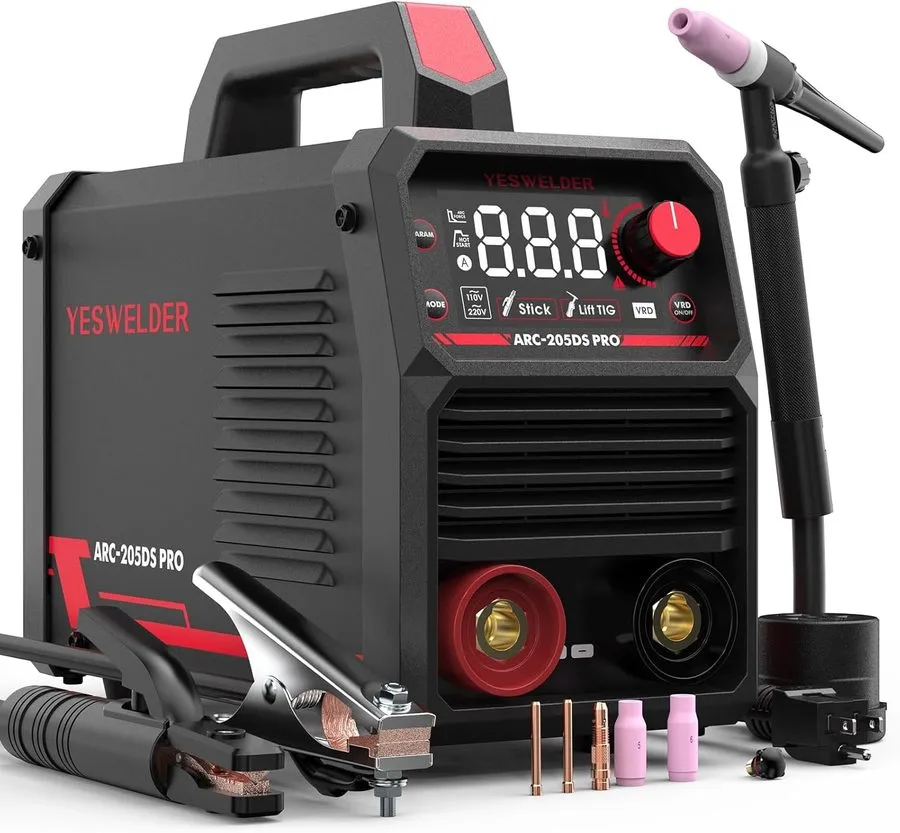 Силовой модуль IGBT 200A AC/DC TIG Welder with Pulse 110V/220V Aluminum Welder w