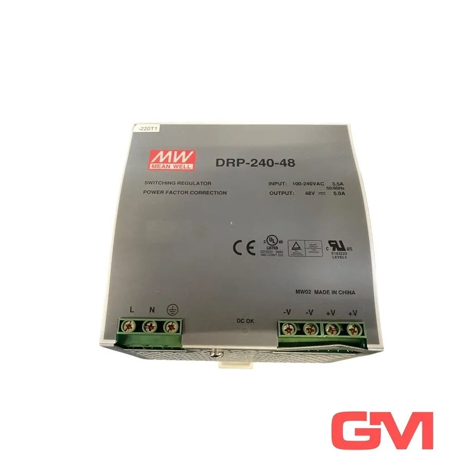 Блок питания Mean Well DIN Rail Power Supply DRP-240-48 Industrial 230W