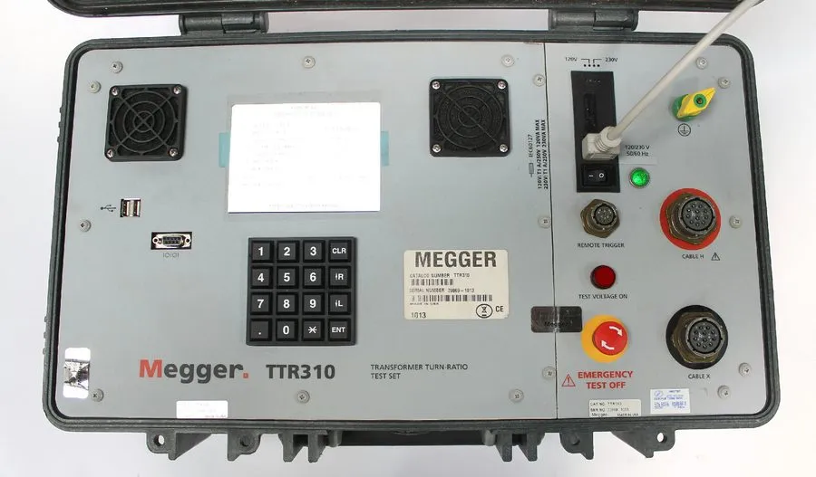 Тестер Megger TTR310 3-Phase Transformer Turn Ratio test Set IMMACULATE