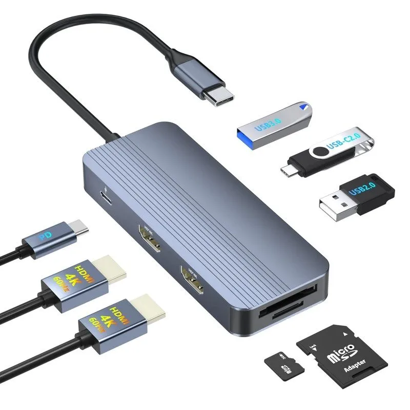 Док-станция SIIG 4K USB-C MST Docking Station Dual 4K60Hz Display