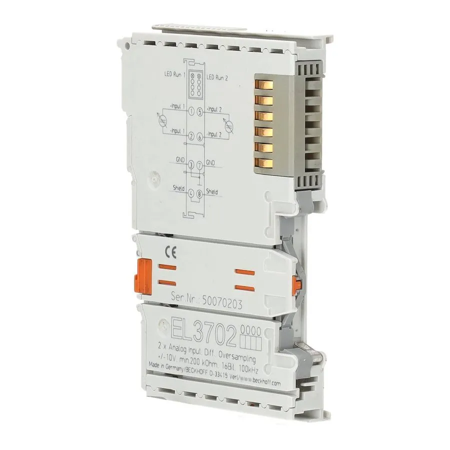 Модуль ввода-вывода Beckhoff EL3702 EtherCAT Analog Input Terminal
