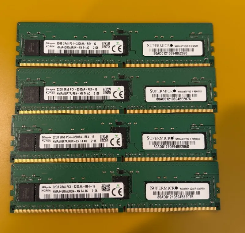 Модуль памяти HYNIX HMAA4GR7AJR8N-XN 32GB PC4-25600AA DDR4-3200 2RX8 ECC RDIMM
