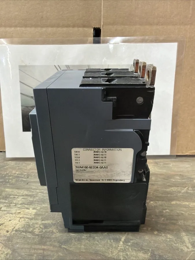 Автоматический выключатель SIEMENS BREAKER (NEW ) CAT: 3VA4160-6ED34-0AA0 60A 60
