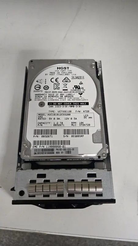 Жёсткий диск Dell 00KV02 0KV02 HUC101812CSS200 1.2TB 2.5" 10K 12Gbps SAS HDD Har