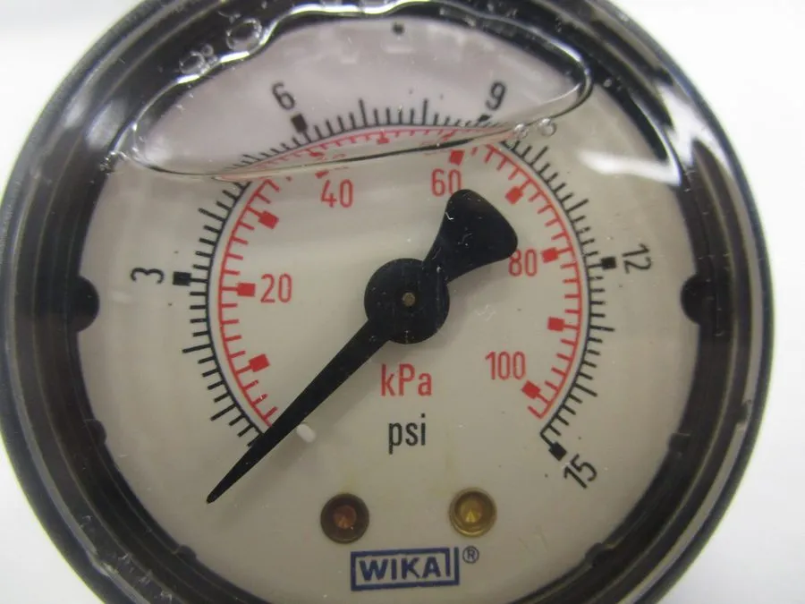 Трубопроводная арматура WIKA LIQUID FILLED PRESSURE GAUGE 0 15 PSI 400P84 MARINE — фото лота 1