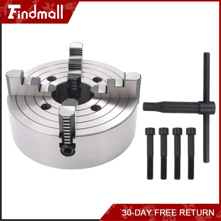 Режущий инструмент LABLT 10" K72-250 4-Jaw Lathe Chuck 0.6-9.84in Clamping Range — фото лота 2