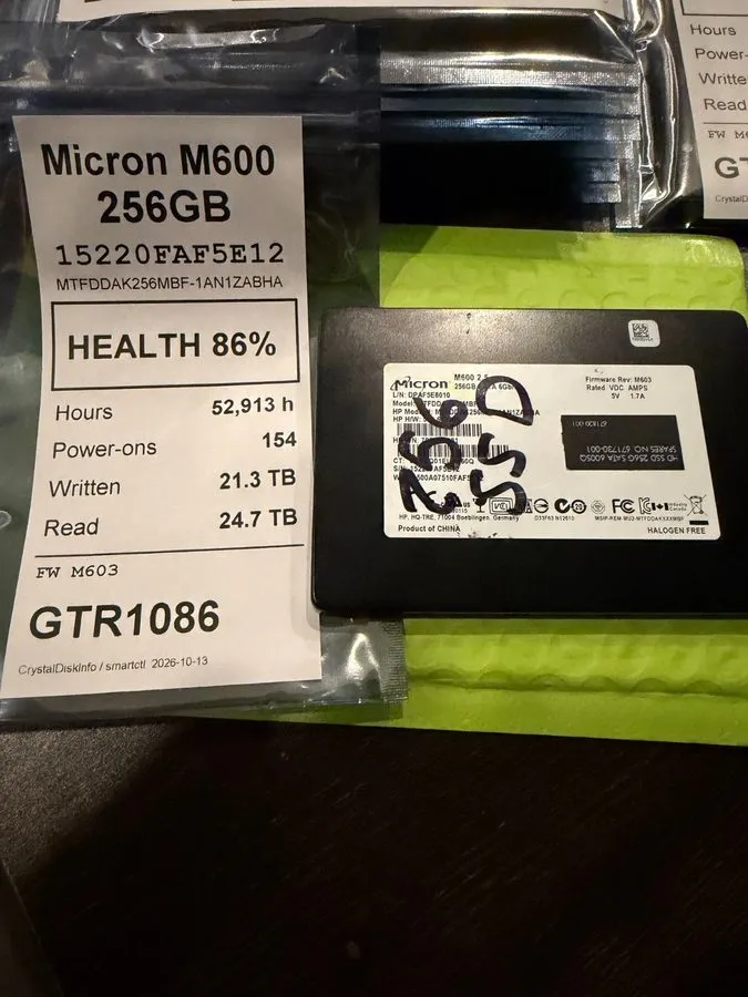 SSD-накопитель Micron 256GB 1100 SSD SATA 2.5" Solid State Drive MTFDDAK256MBF